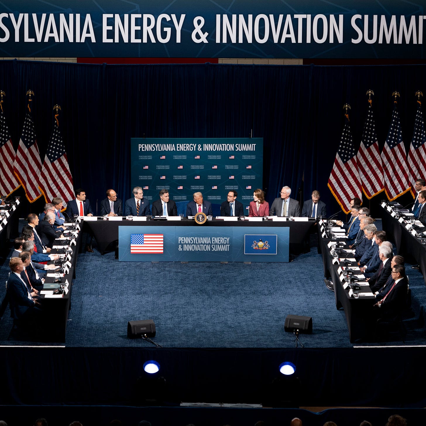 Trump Hails $90 Billion in AI Infrastructure Investments at Pennsylvania Summit Trump Hails $90 Billion in AI Infrastructure Investments at Pennsylvania Summit