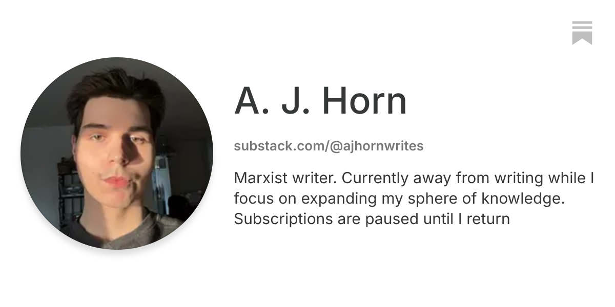 A. J. Horn | Substack