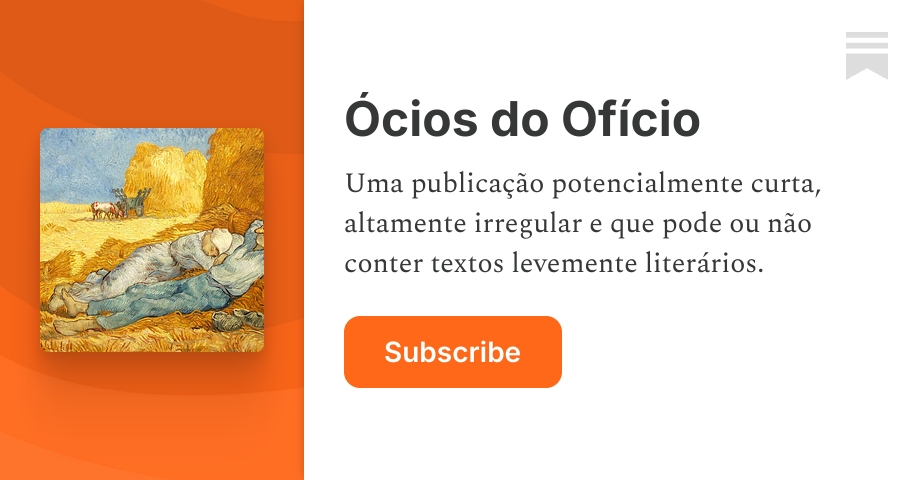 Ócios do Ofício | Robson Siebel | Substack