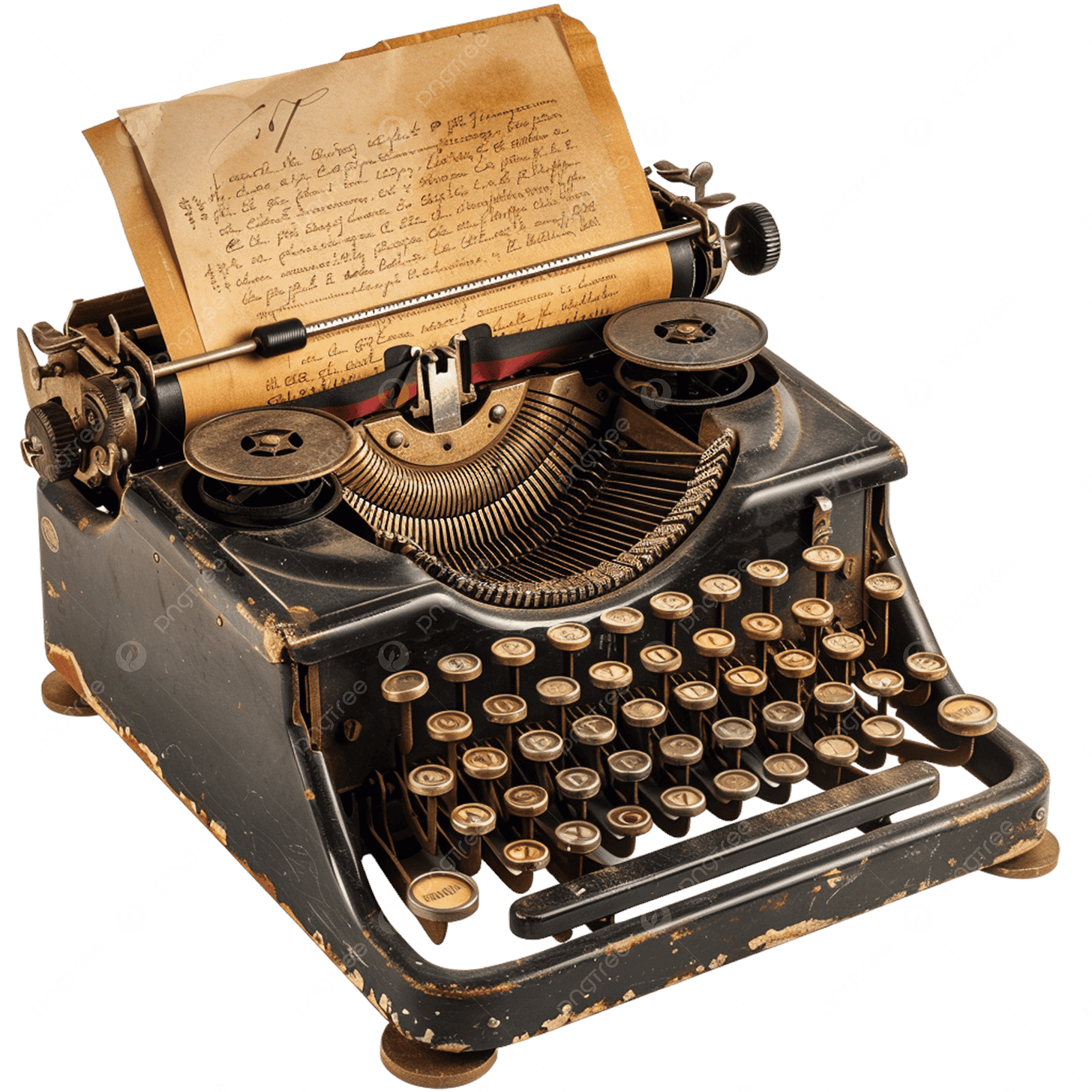 Old Typewriter With Carriage Return Nostalgic Writing Machine, Old ... Old Typewriter With Carriage Return Nostalgic Writing Machine, Old ...