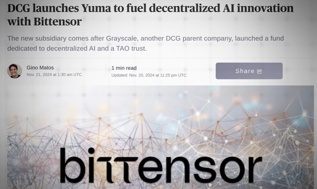 Bittensor: The Next Bitcoin? TAO Price Prediction REVEALED! | by Dominalt |  Coinmonks | Medium