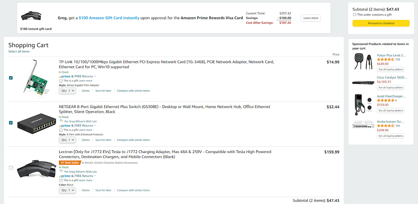 Unfortunately I can’t get that cool charger adapter to be able to top off my Volt from a Tesla destination charger quite yet though.