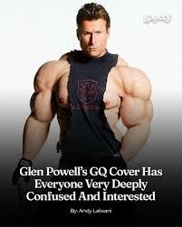 This Glen Powell body can't be real... right?