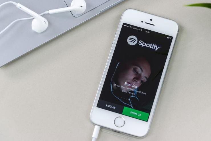 Spotify on iphone