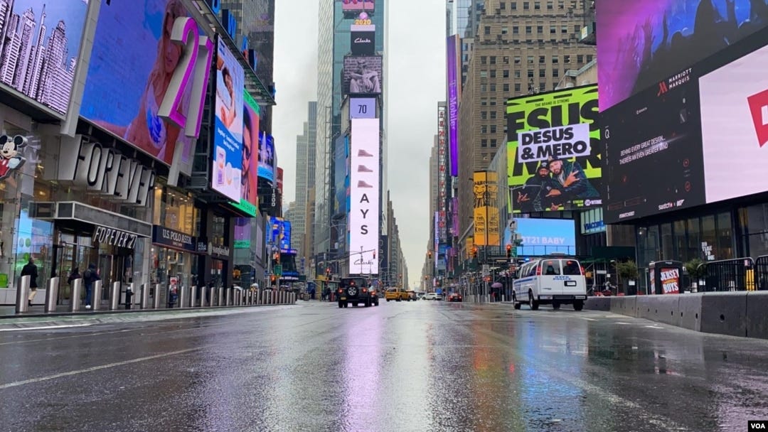 COVID-19 Diaries: Virus Leaves New York City Streets Eerily Empty