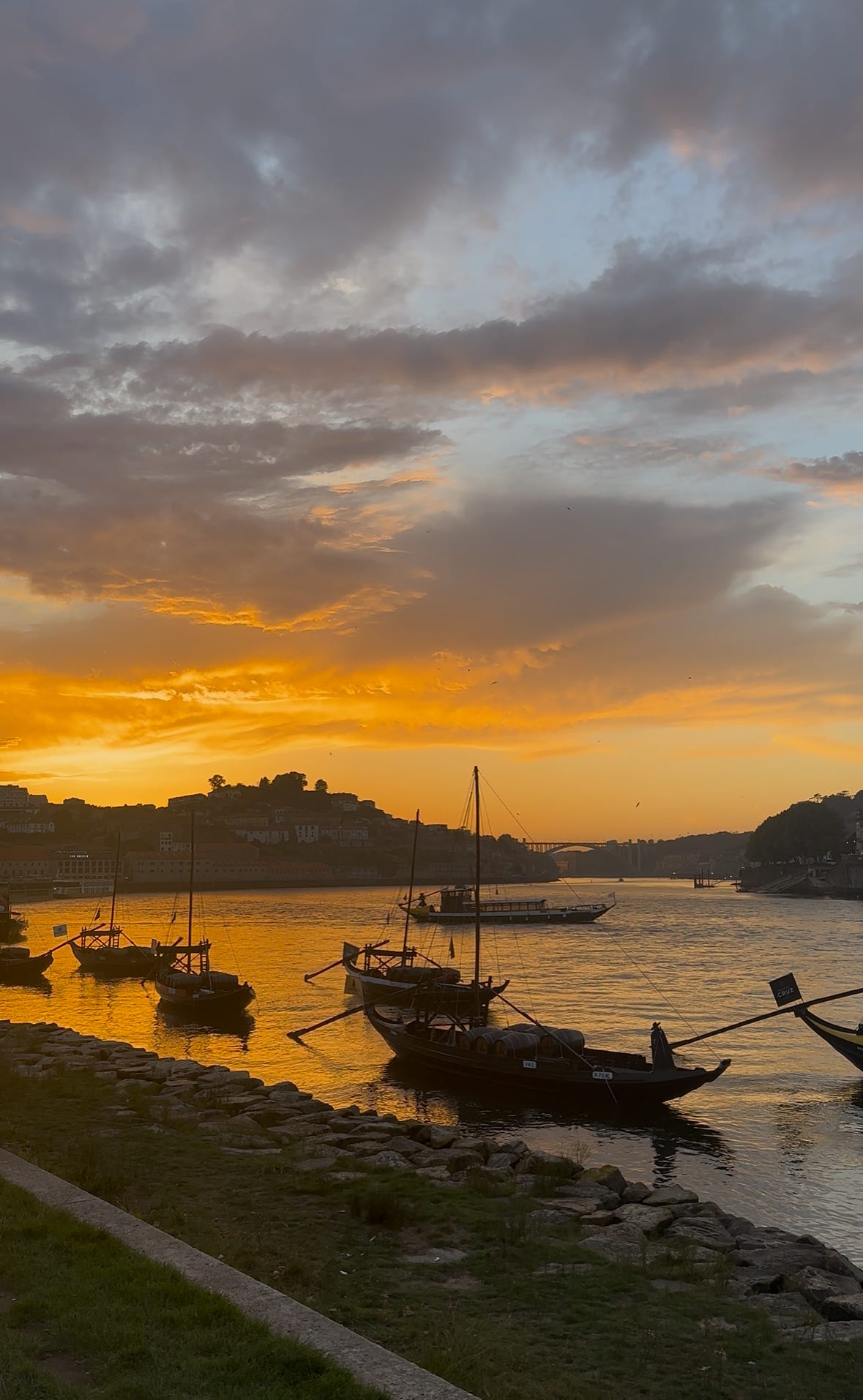 sunset in Porto
