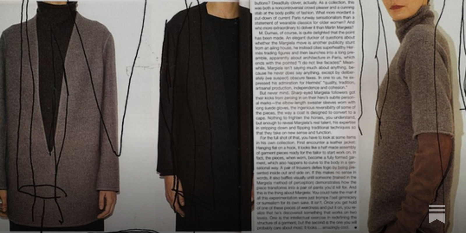 トップス HERMES by Martin Margiela Scarf Cardigan 90's HERMES by Martin Margiela Cashmere Long Cardigun