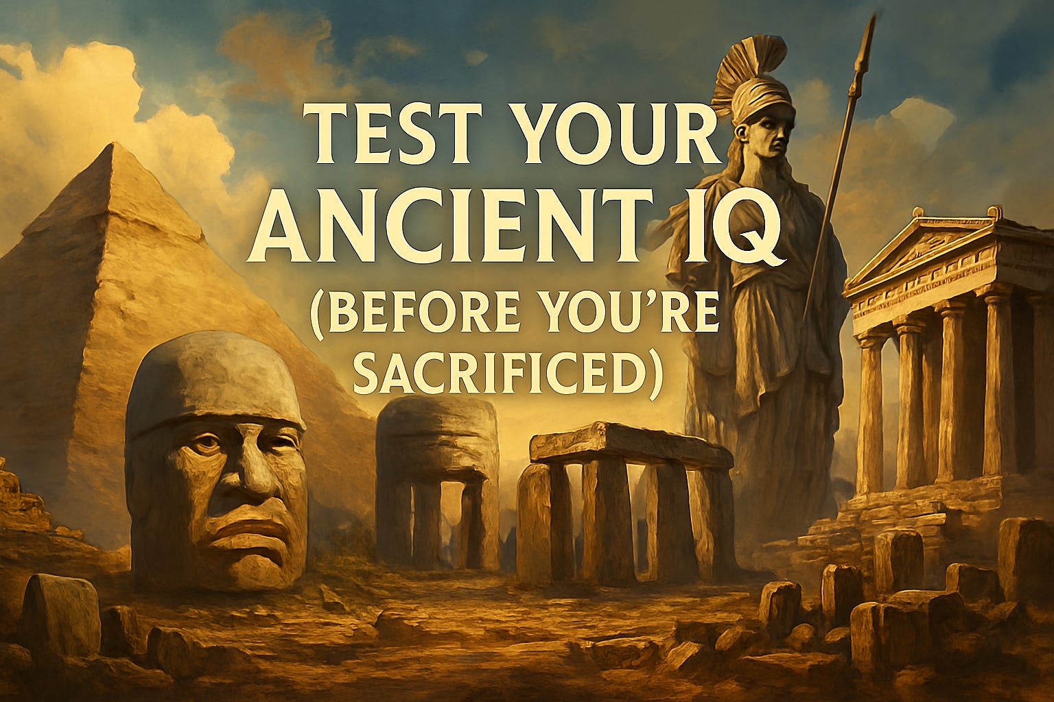 Quiz: Test Your Ancient IQ (Before You’re Sacrificed)