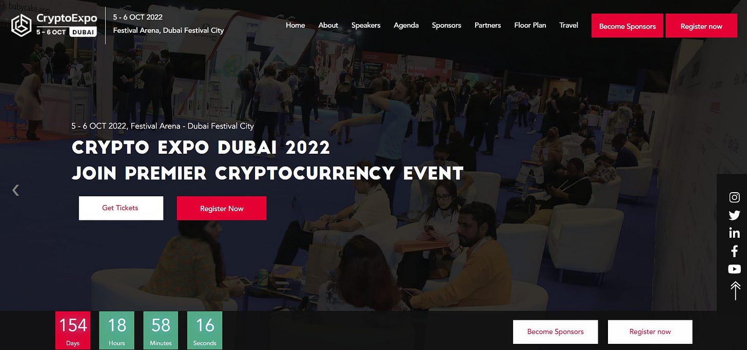 Crypto Expo Dubai 2022