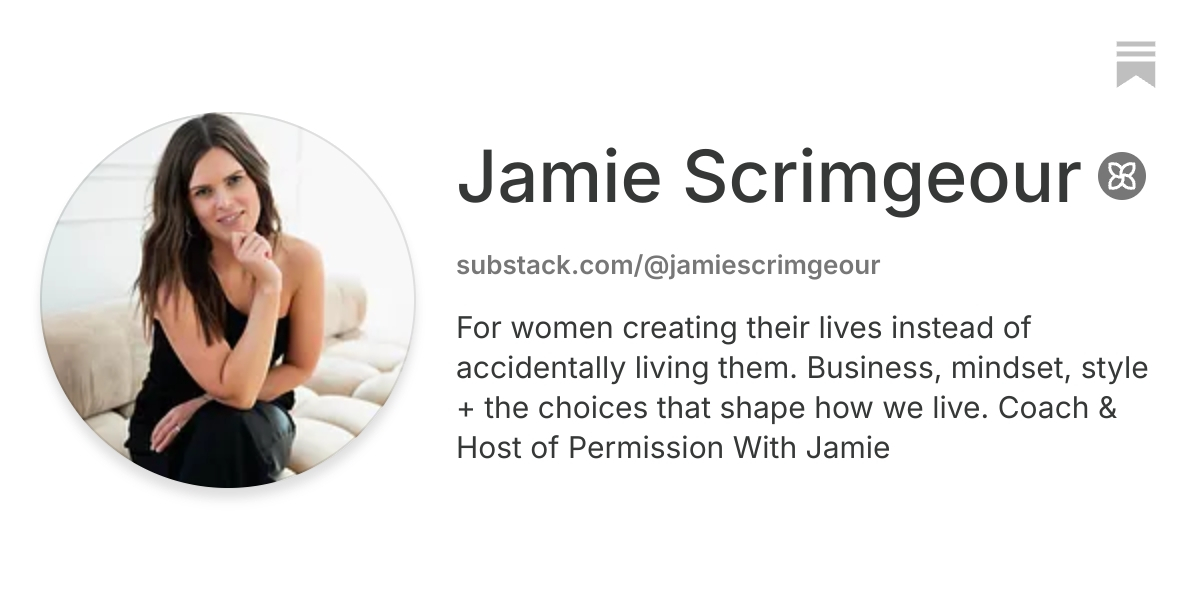 Jamie Scrimgeour | Substack