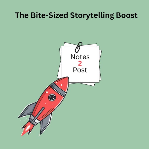 Bite-Sized Storytelling Boost logo