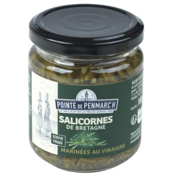 Bocal de salicornes marinées au vinaigre