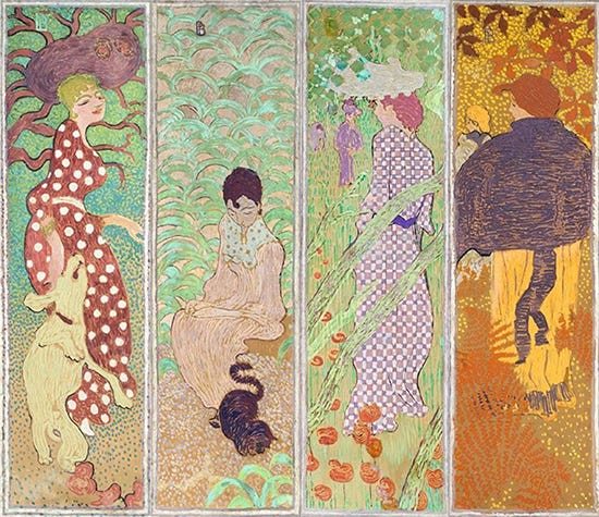 Women in the Garden, 1891, Pierre Bonnard