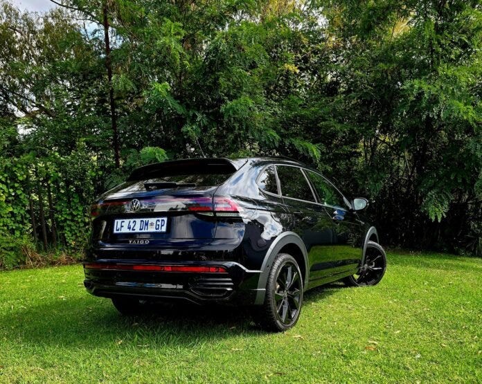 Striking in deep black pearlescent, the Volkswagen Taigo looks impressive.