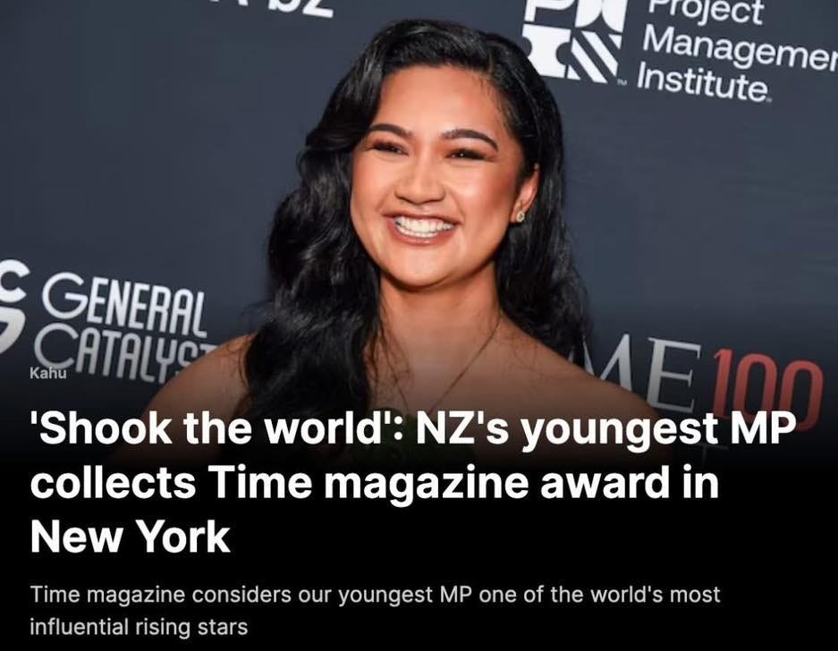 Time awards Hana-Rawhiti Maipi-Clarke as one of the world's most influential rising stars.