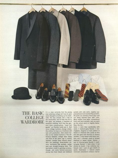 Esquire Ivy League Looks Traditional Prep Americana