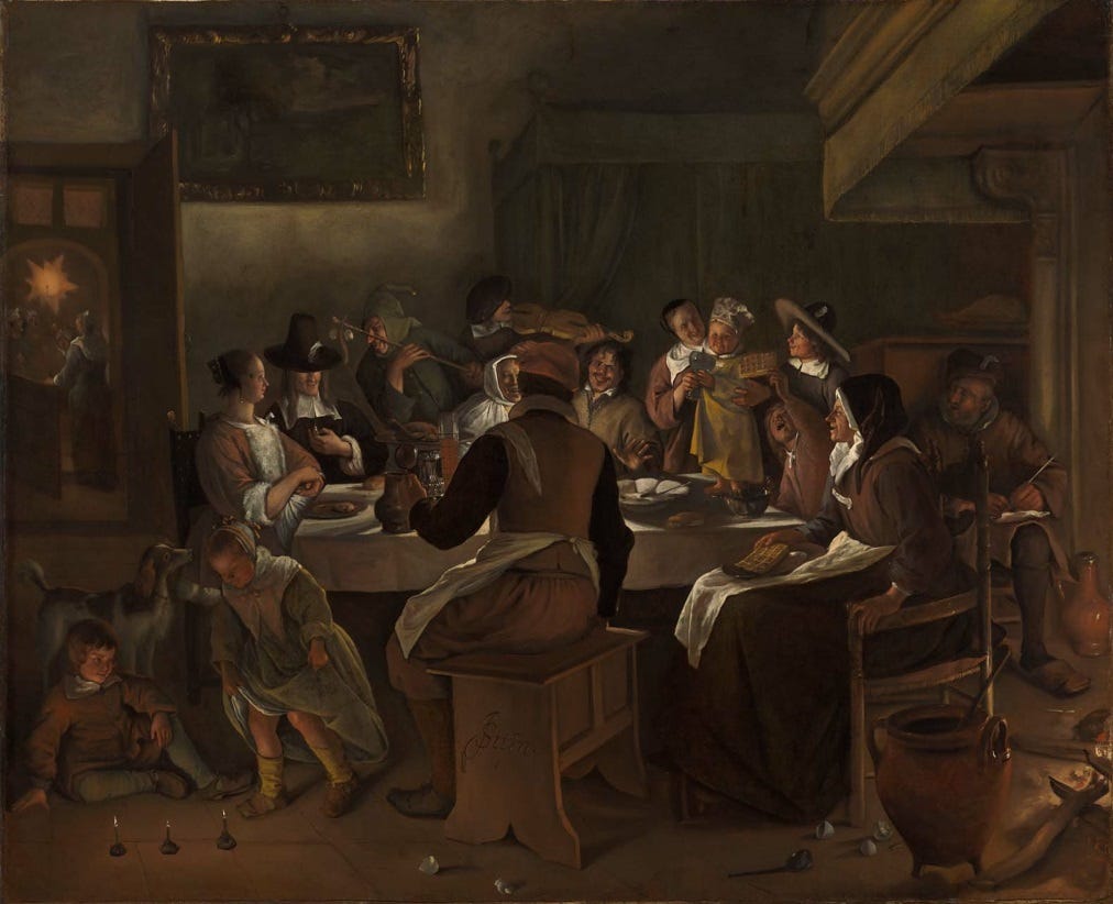 Twelfth Night Feast by Jan Steen Twelfth Night Feast by Jan Steen