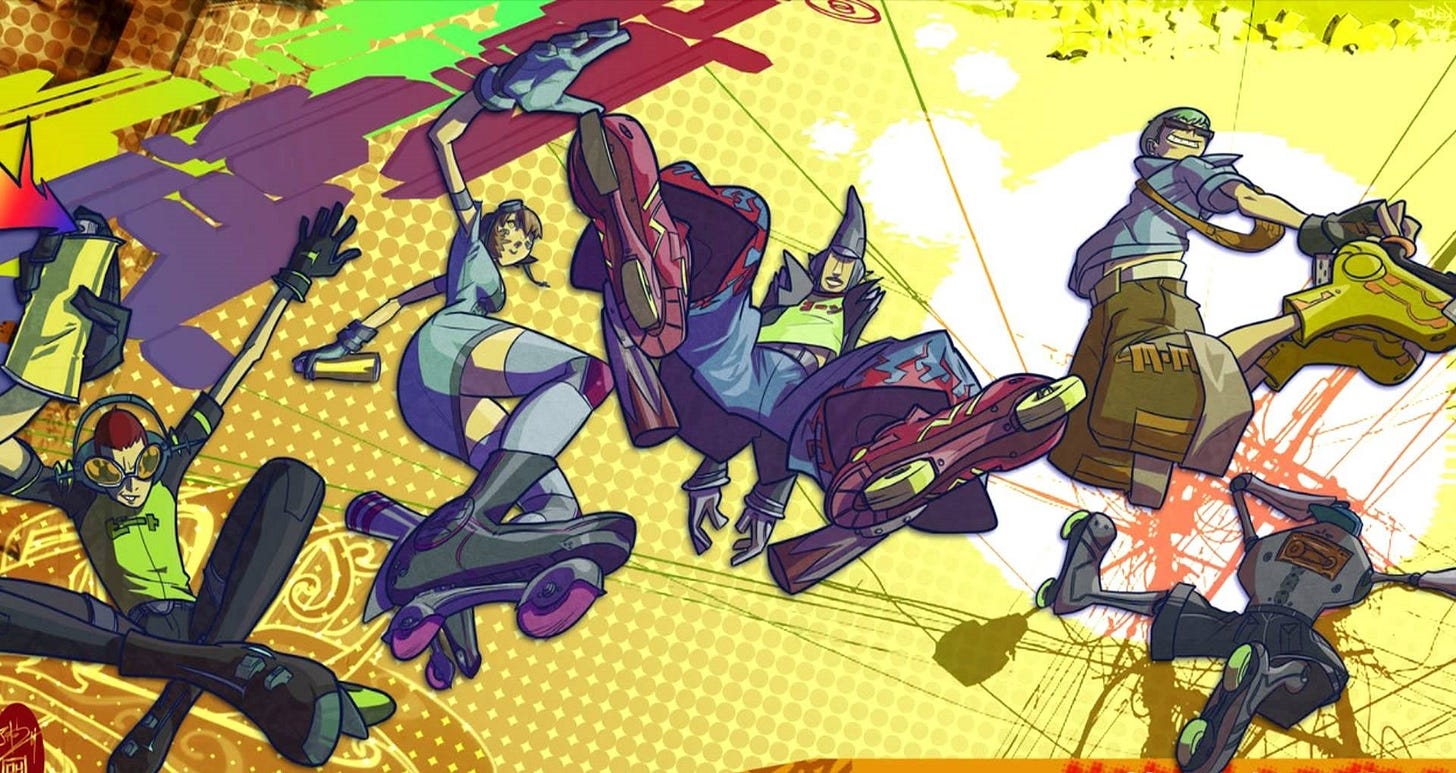 Download Video Game Jet Set Radio Future Wallpaper