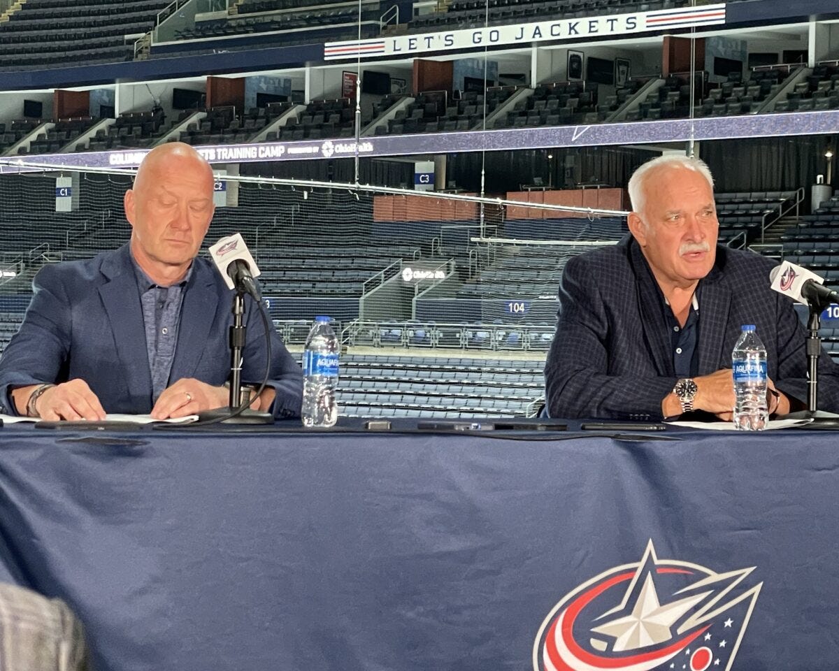 Jarmo Kekalainen, John Davidson, Columbus Blue Jackets Jarmo Kekalainen, John Davidson, Columbus Blue Jackets