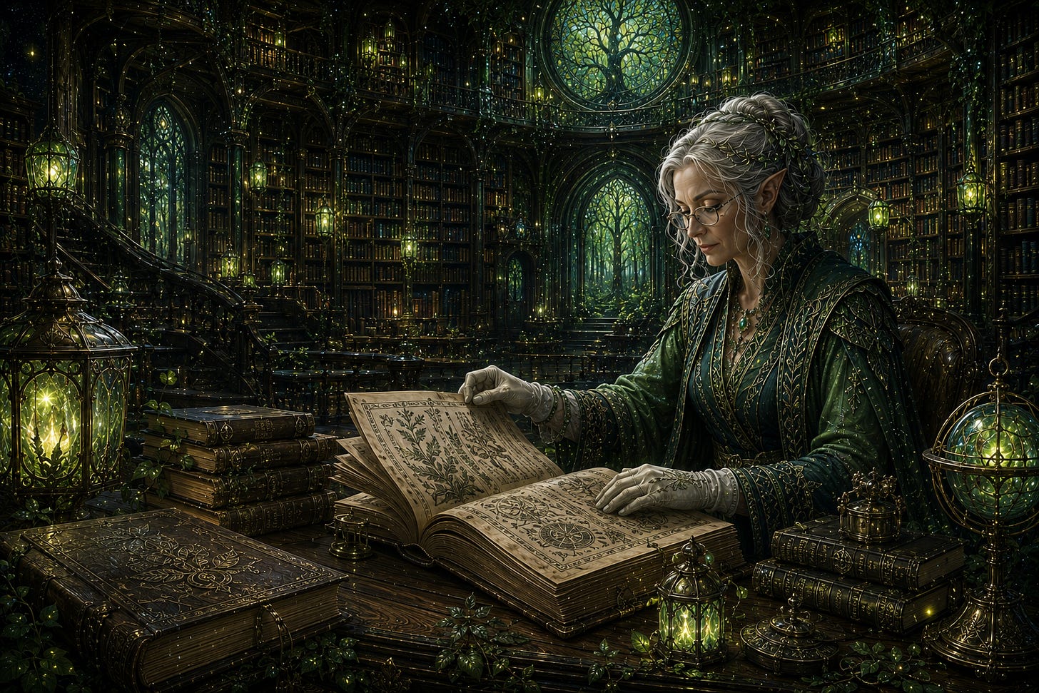 Curator of Enchantment books at the head Magaus Alliance nest.