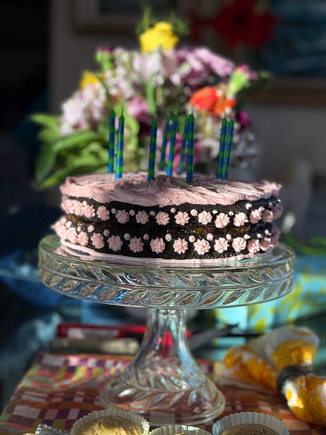 photos of cats, the northern lights, my beautiful birthday cake