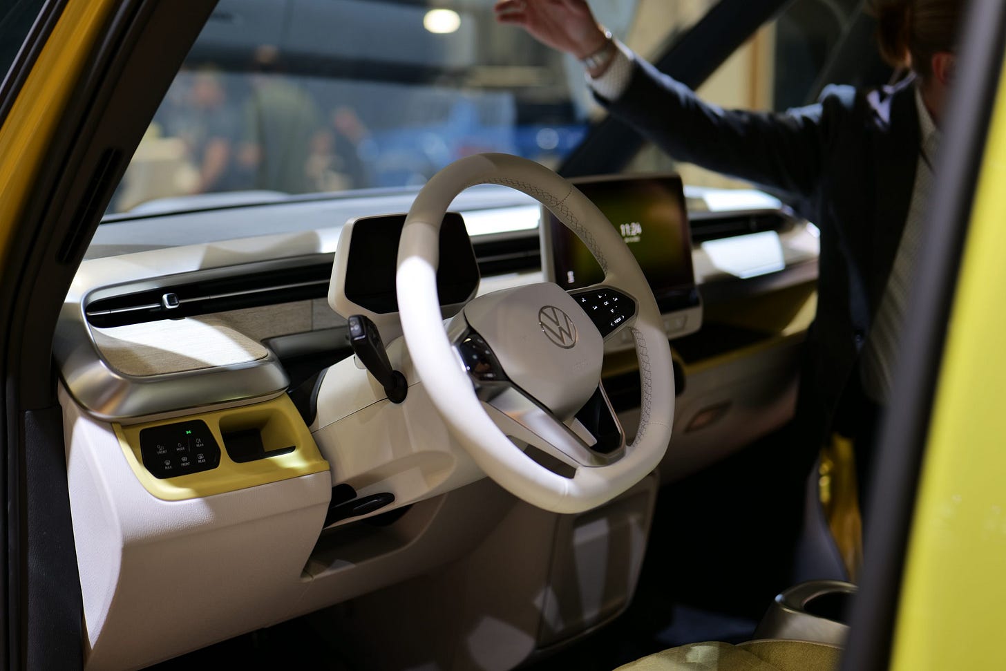 A familiar interior, if you've been in the VW ID.4.