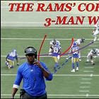The Rams' Coffeehouse 3-man Weave pressure vs. the Eagles.