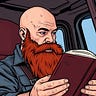 Trucker Man Reads