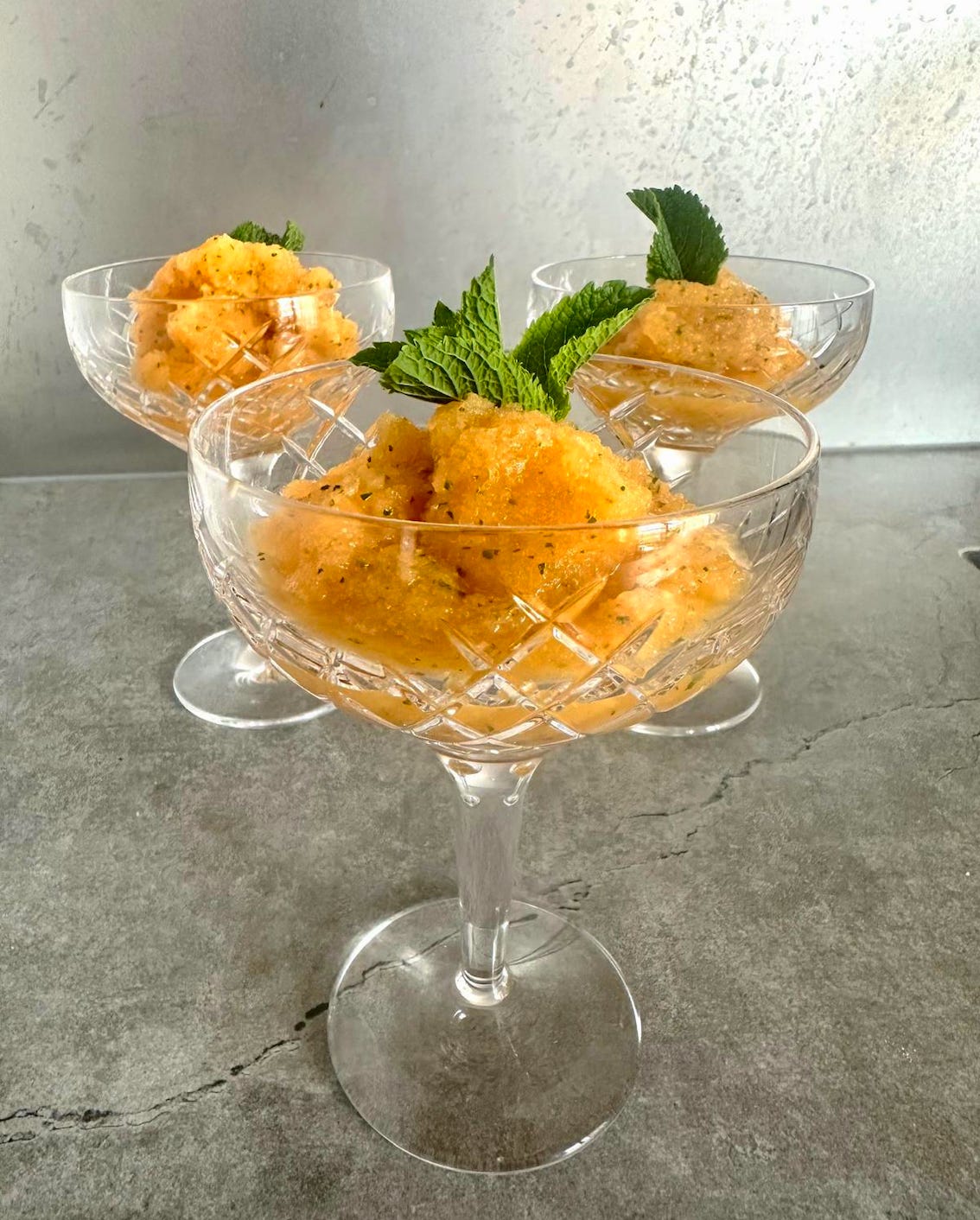 01 Cantaloupe granita 