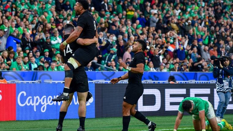 Ireland vs New Zealand score, result, analysis as All Blacks edge thrilling  Rugby World Cup quarter-final | Sporting News