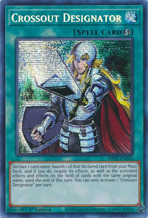Crossout Designator | Yu-Gi-Oh! Wiki | Fandom