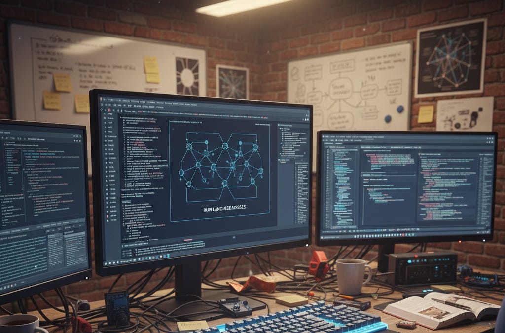 LM Studio app interface showing a loaded Llama model chatting locally on desktop