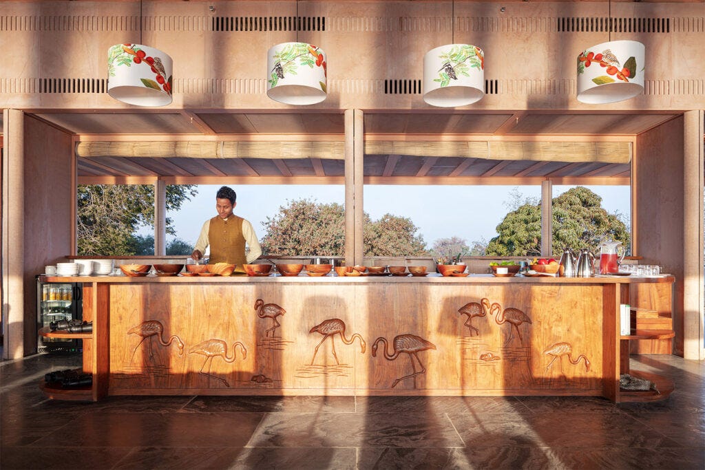 Dining at RAAS Chhatrasagar
