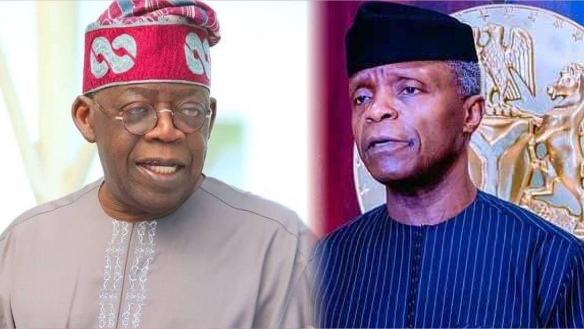 Tinubu disowns Osinbajo, says he has no son grown enough to contest