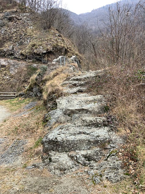 The “Devil's Bridge” Ponte della Gula is not far from Varallo, Italy