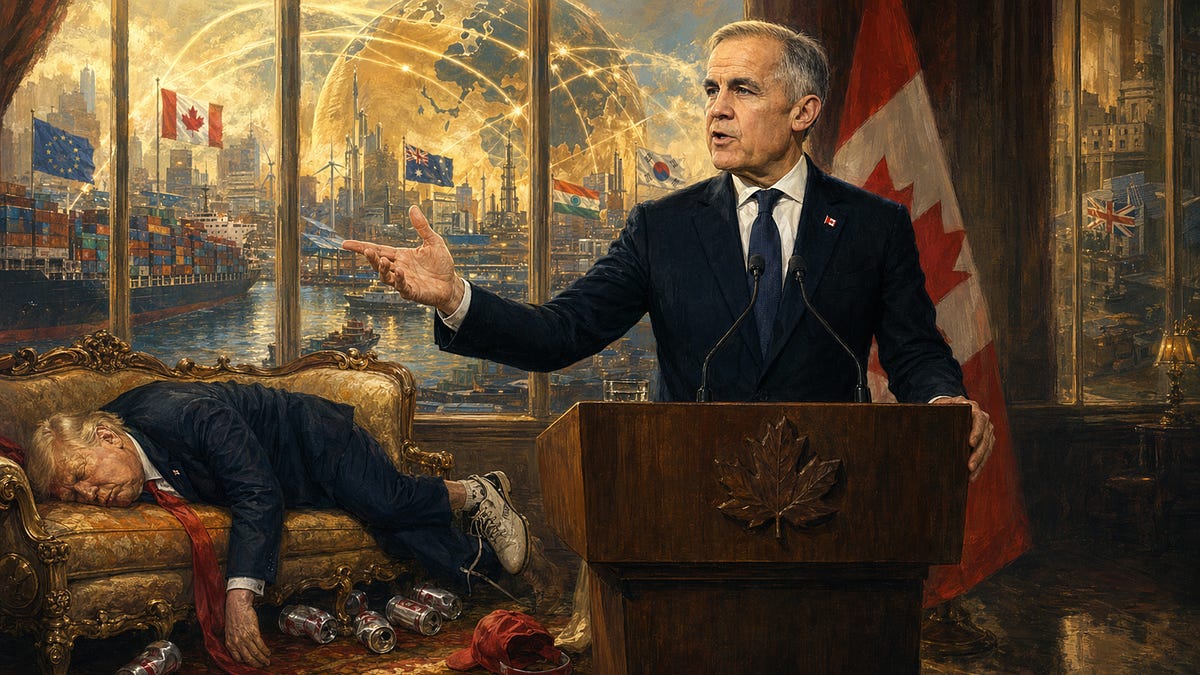Mark Carney Just Told the Entire American Empire to Go Fuck Itself, and Every Leader on Earth Is Quietly Taking Notes