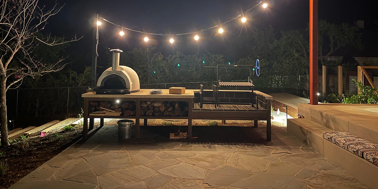 My adventures in wood-fired pizza making