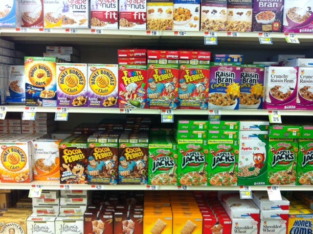 cereal aisle