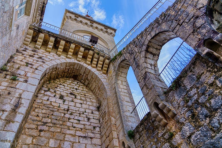 the Castle of Rocamadour