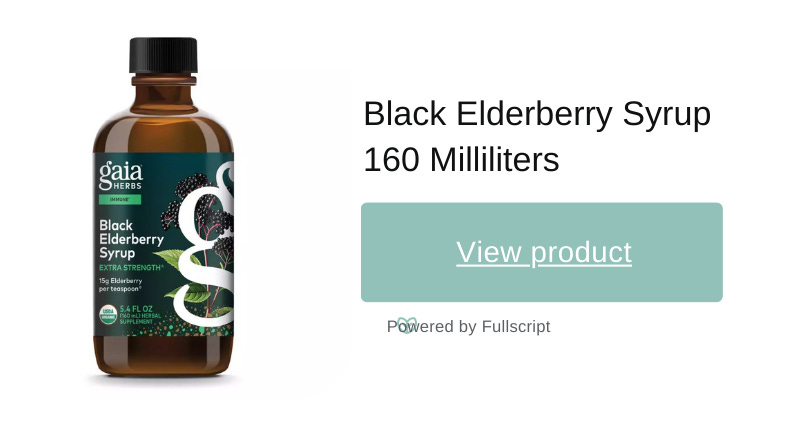 Black Elderberry Syrup Black Elderberry Syrup