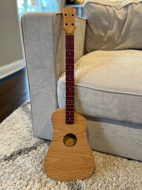 a work in progress guitar build