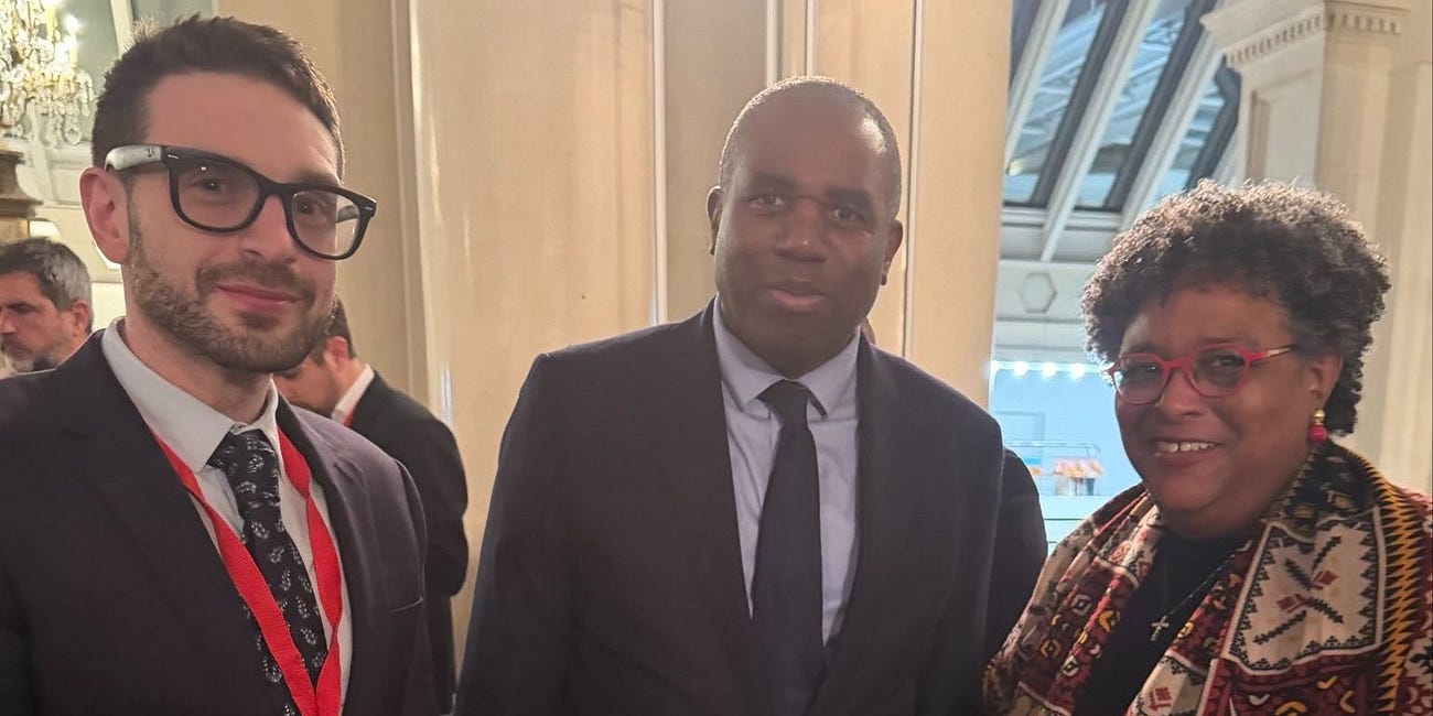 David Lammy meets with Alex Soros