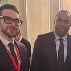 David Lammy meets with Alex Soros