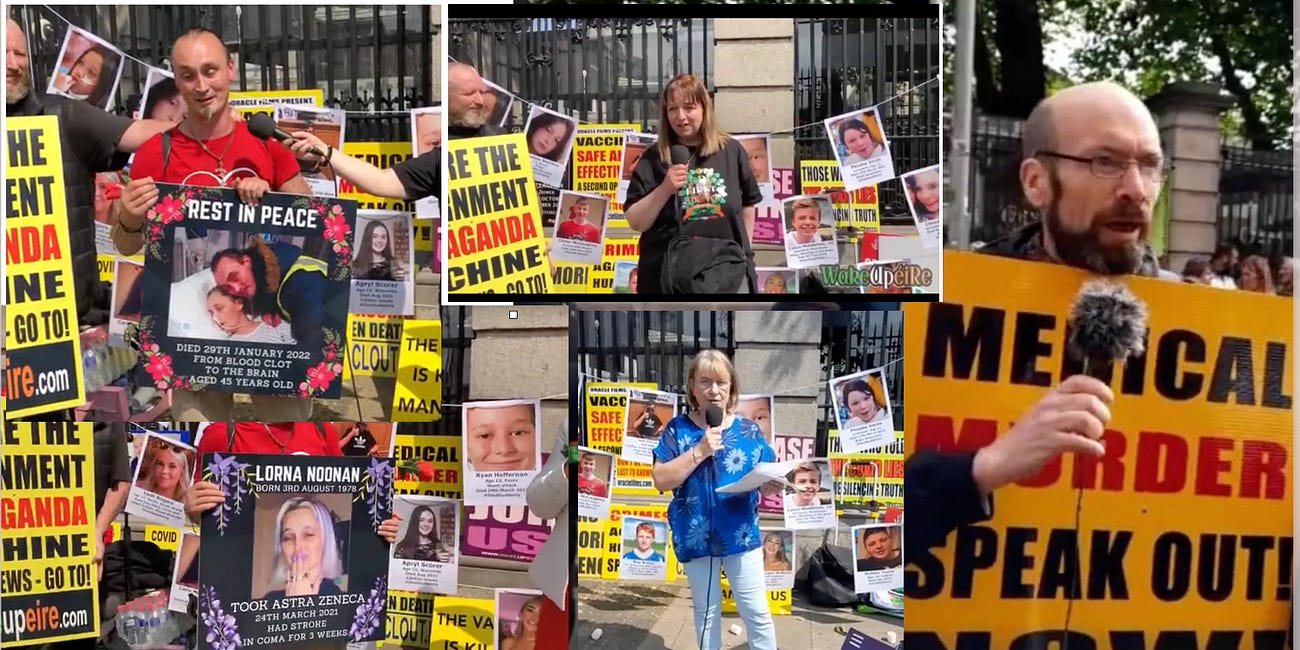 Recap: Wake Up Eire Vigil at Leinster House, Dublin