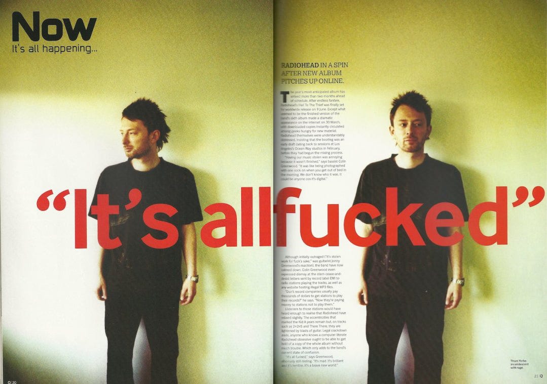 Radiohead 2003 : r/radiohead