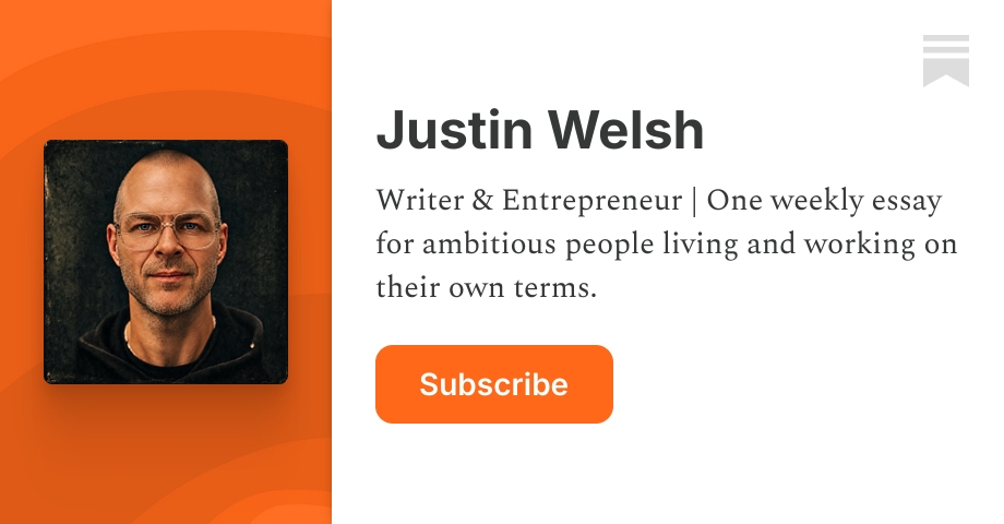 Justin Welsh | Substack