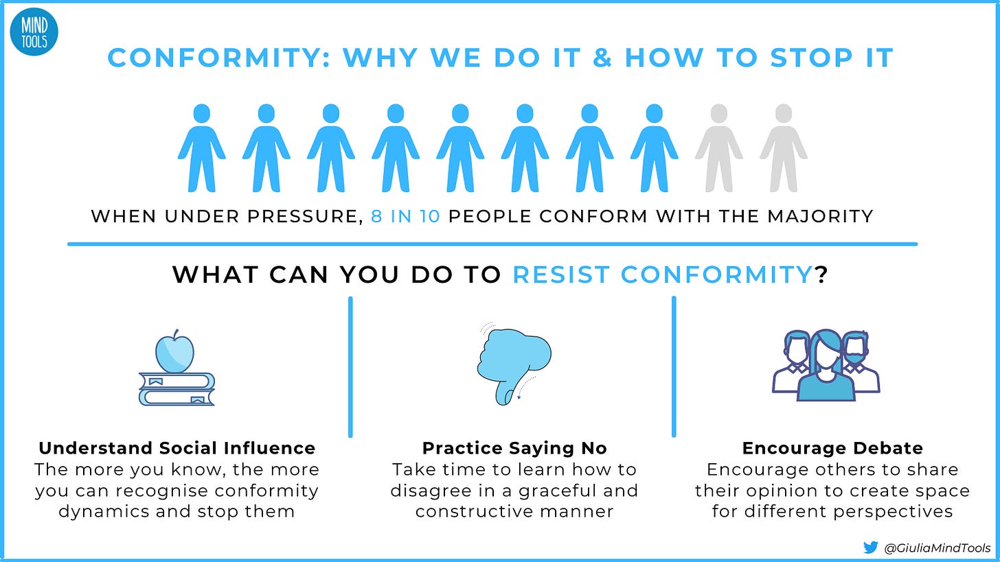 Conformity: Why We Do It & How To Stop It