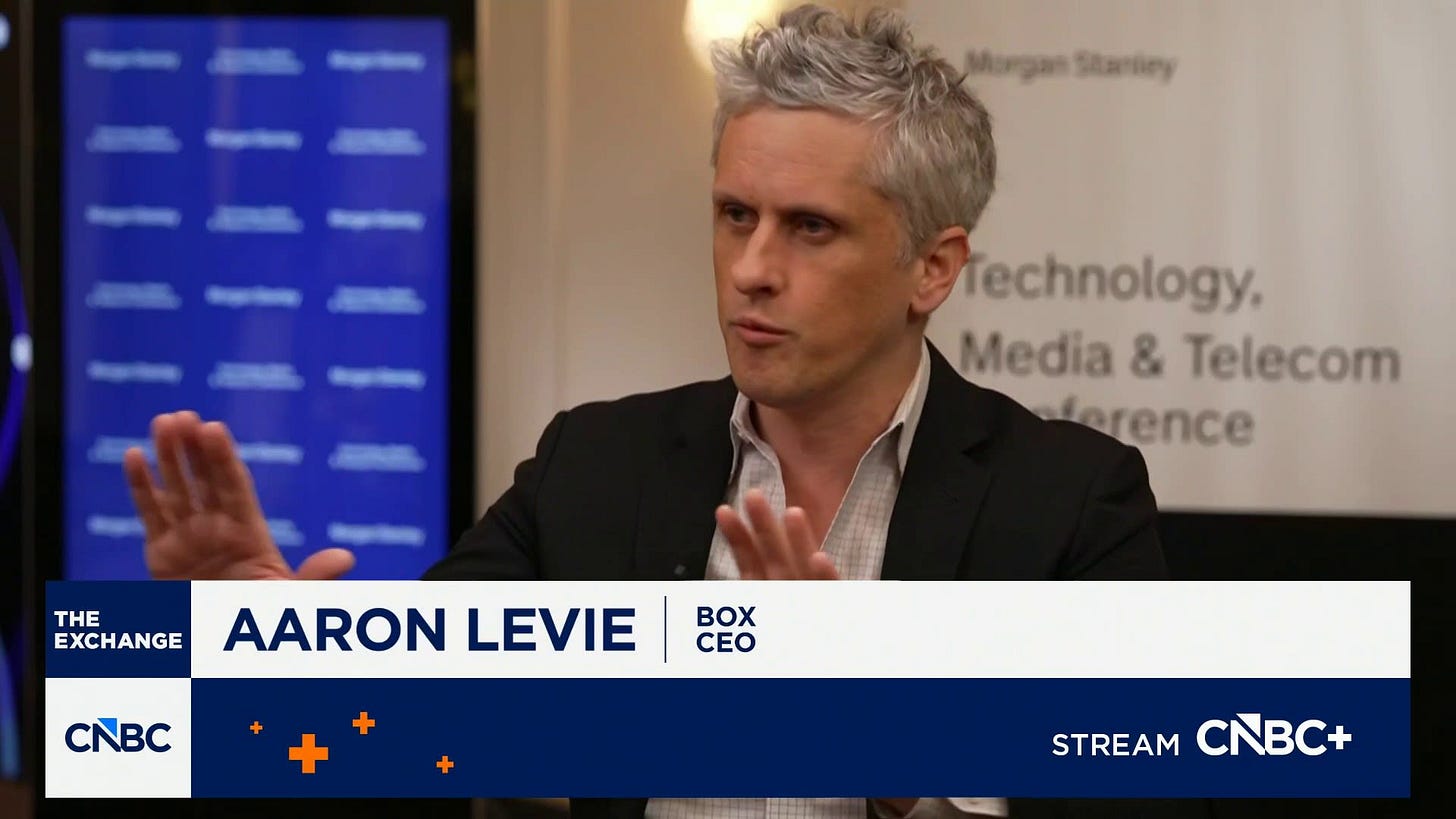 Aaron Levie discussing AI agents and software