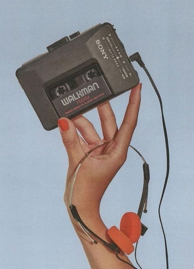 mall talk by trish mock walkman