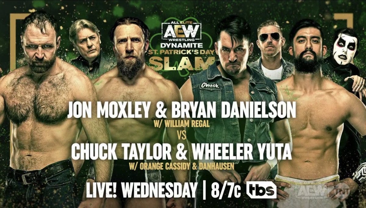 Moxley & Danielson set for AEW St. Patrick's Day Slam tag match - WON/F4W -  WWE news, Pro Wrestling News, WWE Results, AEW News, AEW results